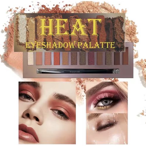 12-Color Eyeshadow Palette – Heat 01#